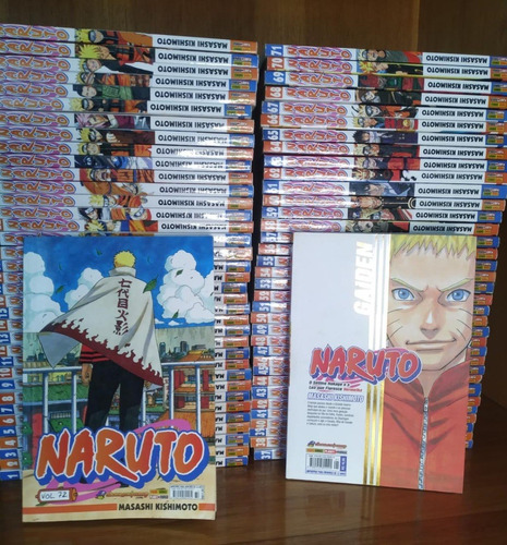 Manga Naruto - Coleção Completa 1 Ao 72 + Gaiden / Panini